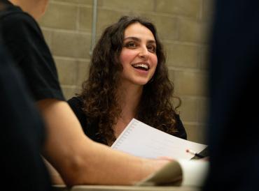 A student during a LAMDA lesson