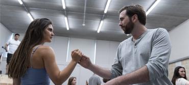 The cast in rehearsals for Romeo & Juliet